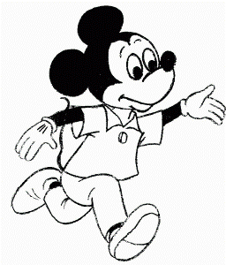 Disney Mickey Mouse Coloring Page for kids | coloring pages
