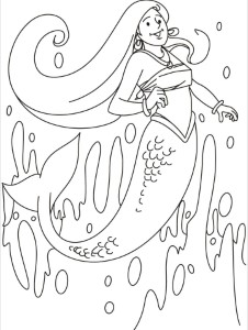 H2o Mermaid Coloring Pages