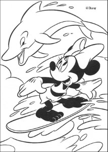 Mickey And Minnie Mouse Kissing Coloring Pages Tattoo