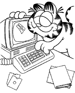 Garfield Coloring Pages 10 | Free Printable Coloring Pages