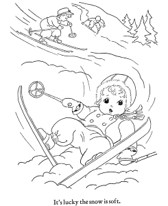 Download Coloring Pages Winter Season Printable Free For Kids