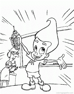 Jimmy Neutron | Free Printable Coloring Pages – Coloringpagesfun