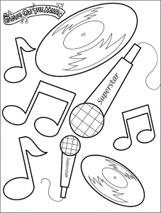 22 Musical-themed Colouring Pages for Kids - Canada Arts Connect
