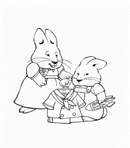 Pix For > Max And Ruby Coloring Pages