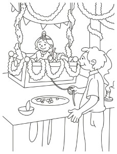 Laddu gopal coloring page | Download Free Laddu gopal coloring