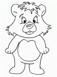 Teddy Bear 6 Coloring Page