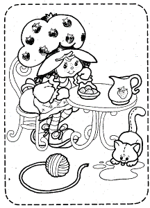 Strawberry Shortcake Coloring Pages | Coloring pages wallpaper