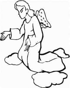 Precious Moments Angel Coloring Pages | kids coloring pages