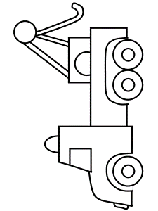 Coloring Pages Plus :: Trucks (Transportation) Coloring Pages