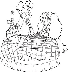 Lady And The Tramp | Coloring - Part 2