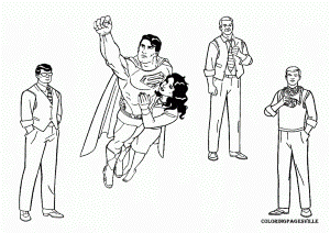 Superman Coloring Pages For Kids - Free Coloring Pages For