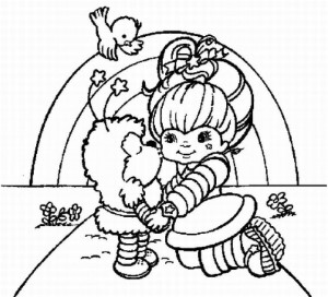 Rainbow Bright Coloring Pages | Learn To Coloring