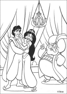 Aladdin Coloring Pages and Aladdin Flash Game