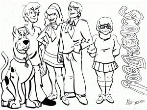 Scooby Doo Color Pages - Free Coloring Pages For KidsFree Coloring