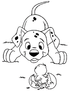 Dalmation Dog Coloring Pages for Kids - Disney Coloring Pages of