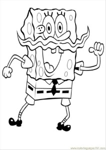 Coloring Pages Spongebob 005 (Cartoons > SpongeBob) - free