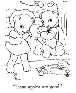 Teddy Bear Coloring Pages | Free Printable Boy and Girl Bear