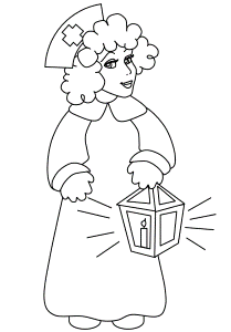 Nurse Coloring Page Image - Doctor Day Coloring Pages : iKids