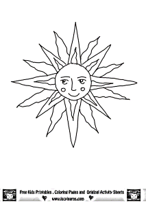 Sun Coloring Page,Lucy Learns Free Sun Coloring Pages Sun