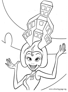 Meet the Robinsons - Tallulah Robinson coloring page