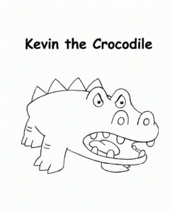3398 Free Toddler Crocodile Animal Coloring Page Pictures For