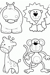 Animal Coloring Pages For Kids To Print 640×960 #4140 Disney