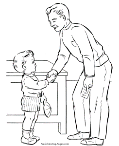 Fathers Day Coloring Book Pages 003