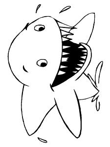 Sharks Shark1 Animals Coloring Pages & Coloring Book