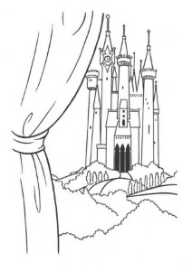 Printable Coloring Pages Of The Castle Of Cinderella | Laptopezine.