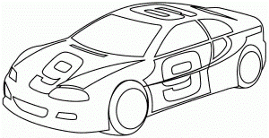 Coloring Pages Transportation Cars Free Printable For Preschool - #