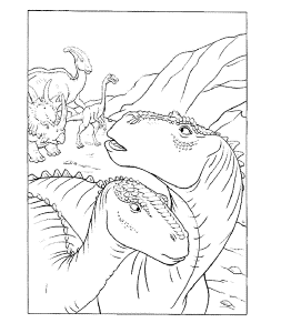 Dinosaurs Coloring Pages 14 | Free Printable Coloring Pages