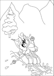 DIDDL coloring pages - Diddl on a boat