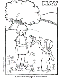 springtime Colouring Pages (page 3)