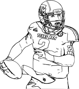 johnny football Archives | Printable Coloring Pages