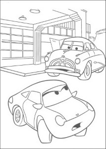 disney cars king Colouring Pages (page 3)