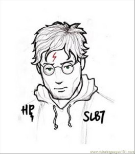 Old Harry Potter coloring pages | color online Free Printable