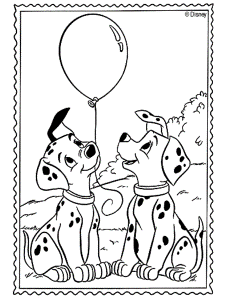 Dalmation Watch The Balloons Coloring Pages : New Coloring Pages