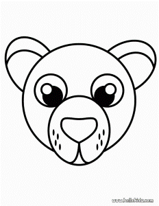 Bear Coloring Pages For Preschoolers | 99coloring.com