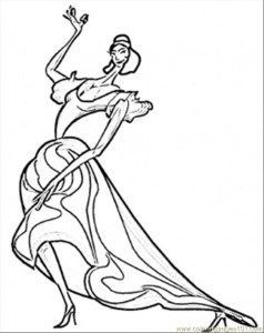 Flamenco Coloring Pages 35 | Free Printable Coloring Pages