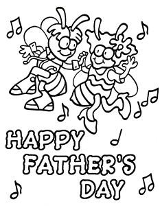 Fathers Day Colouring Pages (page 2)