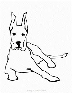 Print Dog Coloring Page Creativity | ViolasGallery.