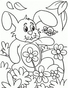 Spring Coloring Printables - Spring Day Coloring Pages : Coloring