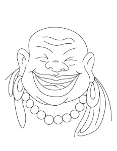 Chinese buddha coloring pages, Kids Coloring pages, Free Printable