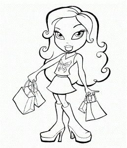 Bratz Baby Coloring Pages 137 | Free Printable Coloring Pages