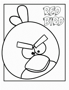 Print And Coloring Page Angry Birds For Kids | Print And Coloring