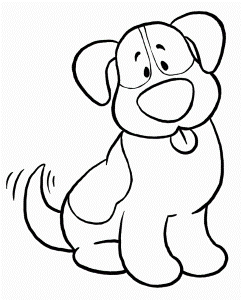 Toddler Color Pages Houd Dog Animal Coloring Page For Toddler