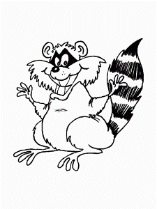 Thief Raccoon Coloring Pages Coloring Pages 288627 Raccoon