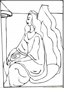 Queen Ester Colouring Pages