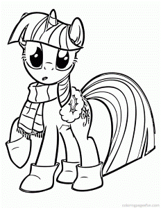 My Little Pony Coloring Pages Twilight Sparkle | Free Printable