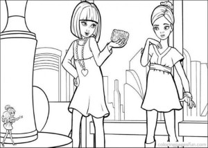 Alpha And Omega Coloring Pages : Barbie Thumbelina Coloring Pages